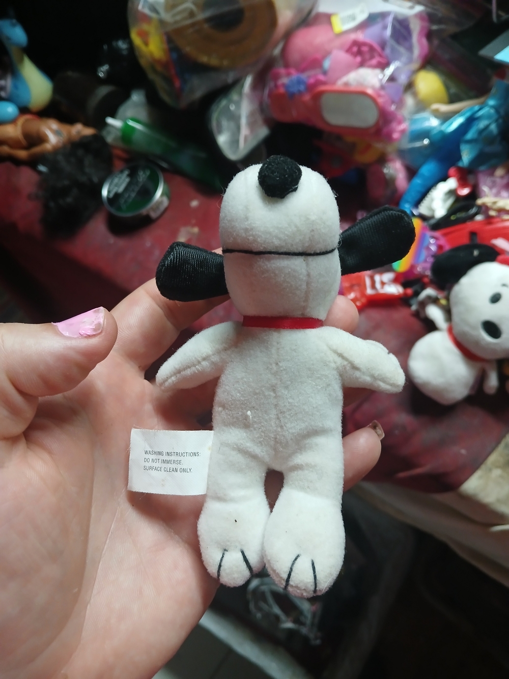 Wendy's Small Plush Snoopy Dog Toy